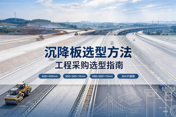 镶黄旗沉降板选择方法