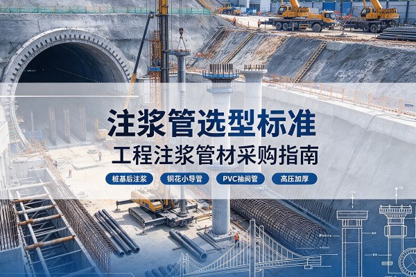 镶黄旗注浆管选型标准