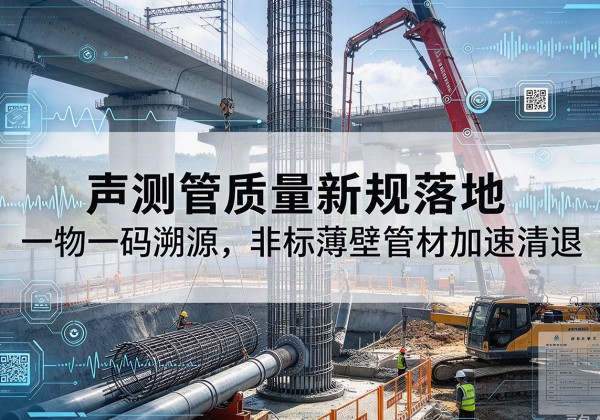 镶黄旗声测管质量新规落地，一物一码溯源，非标薄壁管材加速清退