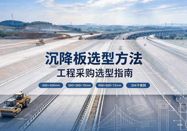 镶黄旗沉降板选择方法
