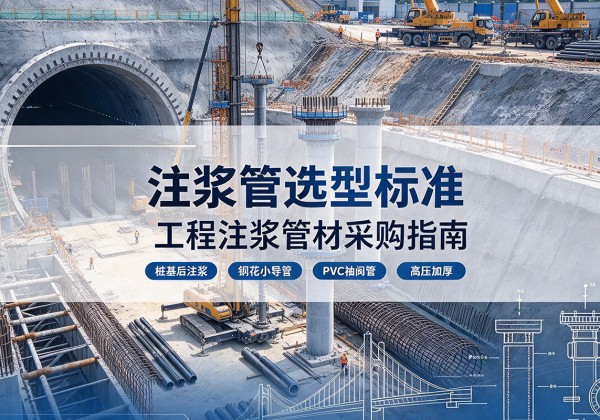 镶黄旗注浆管选型标准